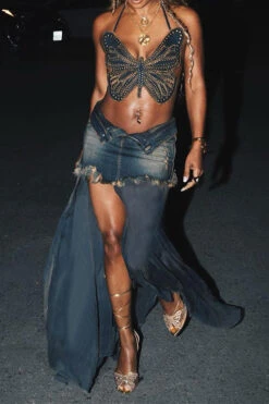 Zig Zag Butterfly Beading Rocking Lace-Up Denim Vest 5 Zig Zag Butterfly Beading Rocking Lace-Up Denim Vest -Clothing Outlet Store HP2306291 BL 2 fd006a7b 9e73 4f8b 83a8 d75549c9634a